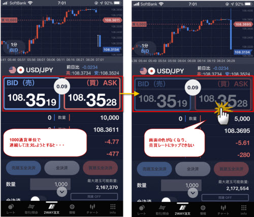SBI FXトレード[SBI FXTRADE]週明け早朝のスプレッドその2