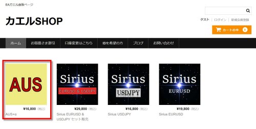 カエルSHOP