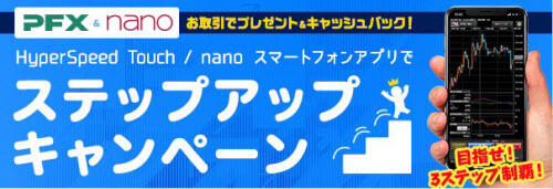 マネーパートナーズ[パートナーズFX]、[パートナーズFXnano]